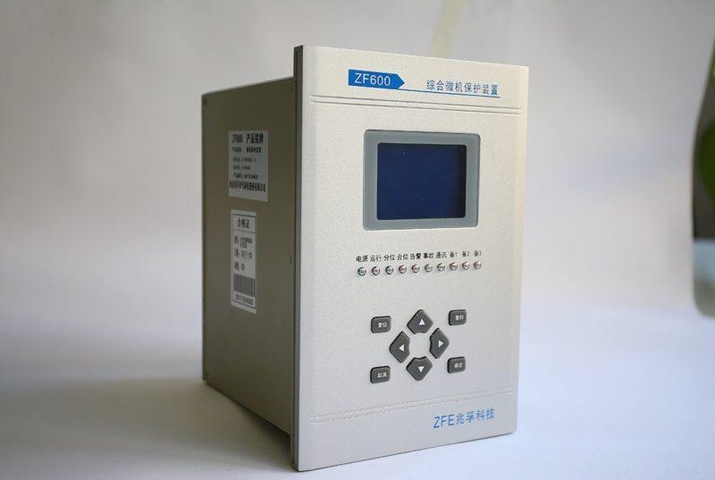 Microcomputer protection monitoring device